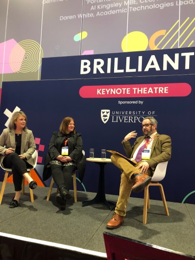 On the panel at the Brilliant Festival