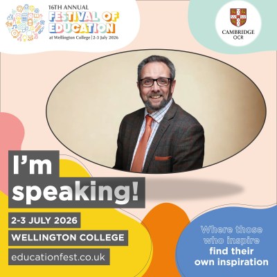 Festival of Education speaker announcement
