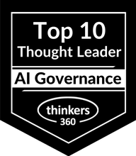 Thinkers360 badge: Top 10 Thought Leader in AI Governance