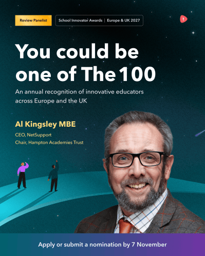 School Innovator Awards Europe and UK 2027: Al Kingsley MBE, review panelist