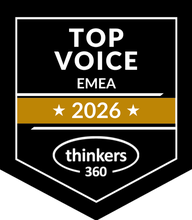 Thinkers360 badge: Top Voice EMEA 2026